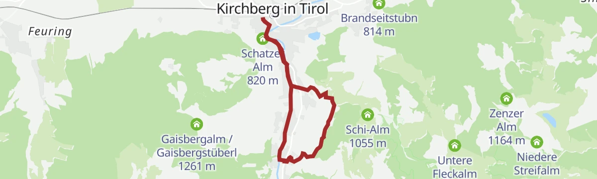 Route map: Obwiesen